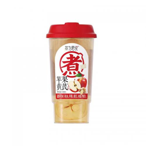 茶为君悦苹果黄芪饮570ml*15杯/件