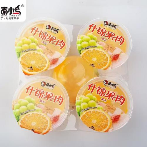 南小鸟什锦果肉果冻（200g*5杯）1000g*16组/件