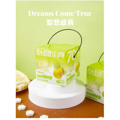 YOMIGA益生菌奶贝贝（高钙秋梨）100g*24盒/件