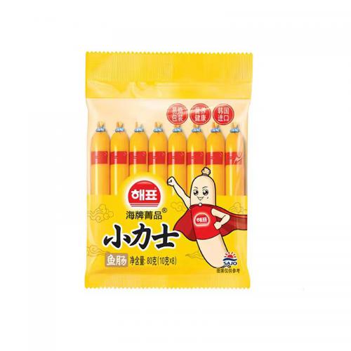 海牌菁品小力士鱼肠80g(10g*8根)*30包/件