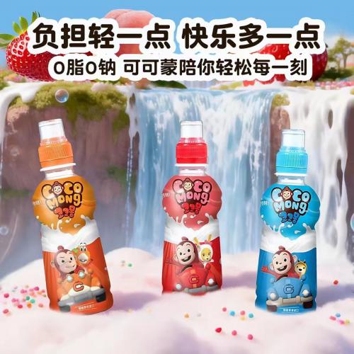 可可蒙水蜜桃味饮料235ml*24瓶/件