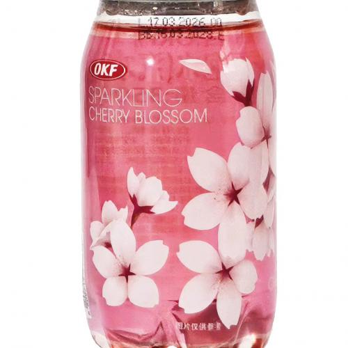 OKF牌樱花味气泡水350ml*24瓶/件