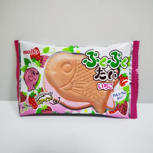 名糖鲷鱼烧草莓味16.5g*10包/组