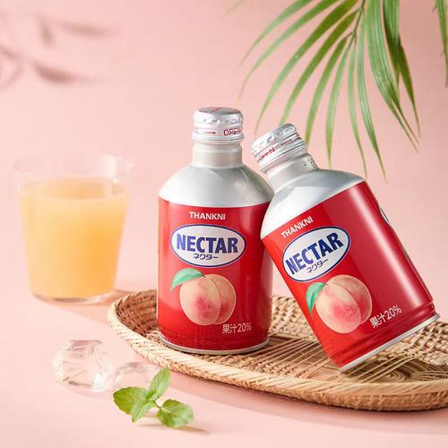 THANKNI 白桃汁饮料290ml*24罐/件