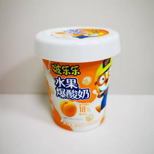 啵乐乐爆酸奶（黄桃味） 260g*18杯...