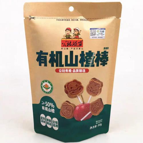 公社联盟有机山楂棒80g*24袋/件