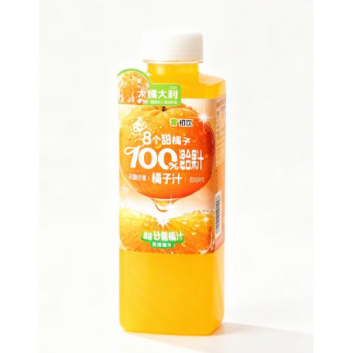 初饮橘子100%混合果汁500ml*15瓶/件