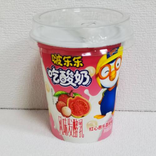 啵乐乐吃酸奶（红心芭乐荔枝味） 200g*24杯/件