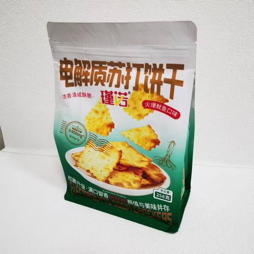 瑾诺电解质苏打饼干（火爆鱿鱼味）258g...