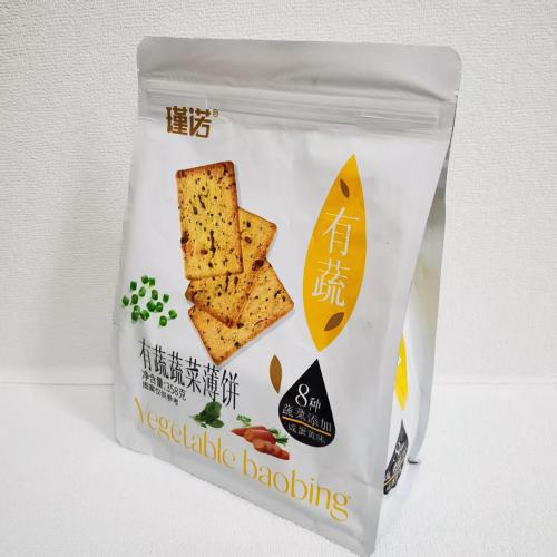 瑾诺有蔬蔬菜薄饼（咸蛋黄）358g*18袋/件