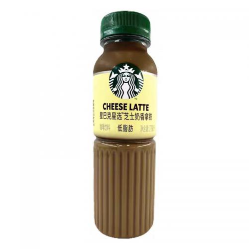 星巴克星选芝士奶香拿铁咖啡饮料270ml...