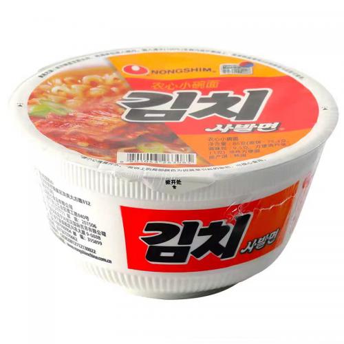 农心泡菜小碗面 86g*24碗/件