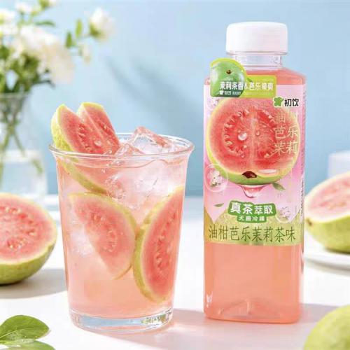 初饮油柑芭乐茉莉茶饮品500ml*15瓶/件