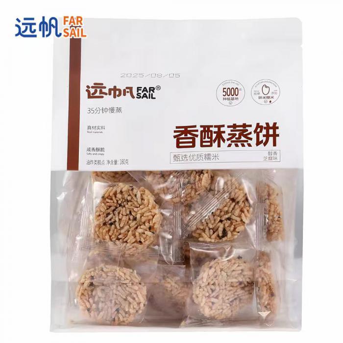 远帆香酥蒸饼醇香芝麻味180g*20袋/件