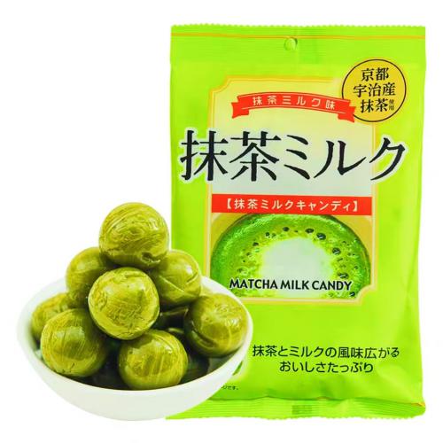 秋山抹茶牛乳味糖80g*12包/组