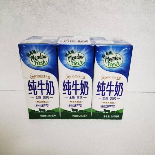 纽麦福3.6全脂高钙纯牛奶 250ml*6支*4组/件