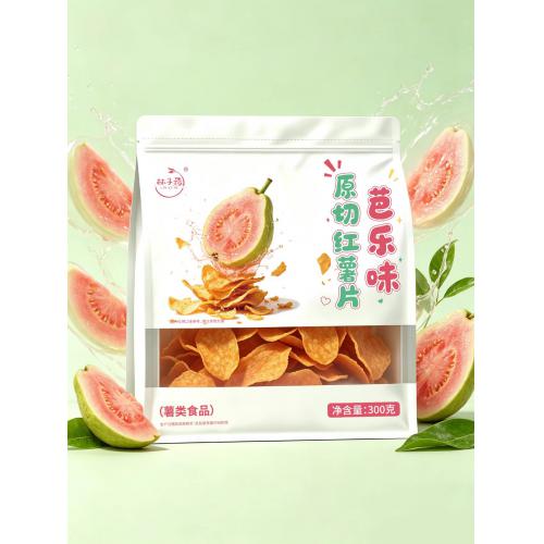 林子荷原切红薯片（芭乐味）300g*12...