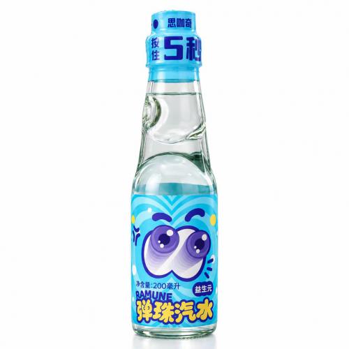 思咖奇弹珠汽水（原味）200ml*24瓶/件