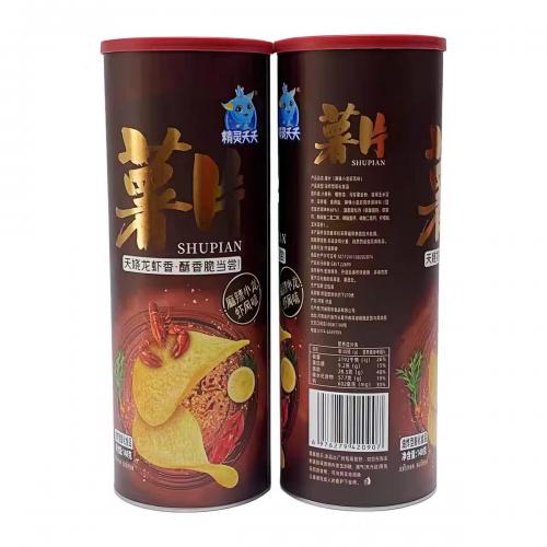 精灵夭夭有料薯片（麻辣小龙虾风味）148g*15罐/件